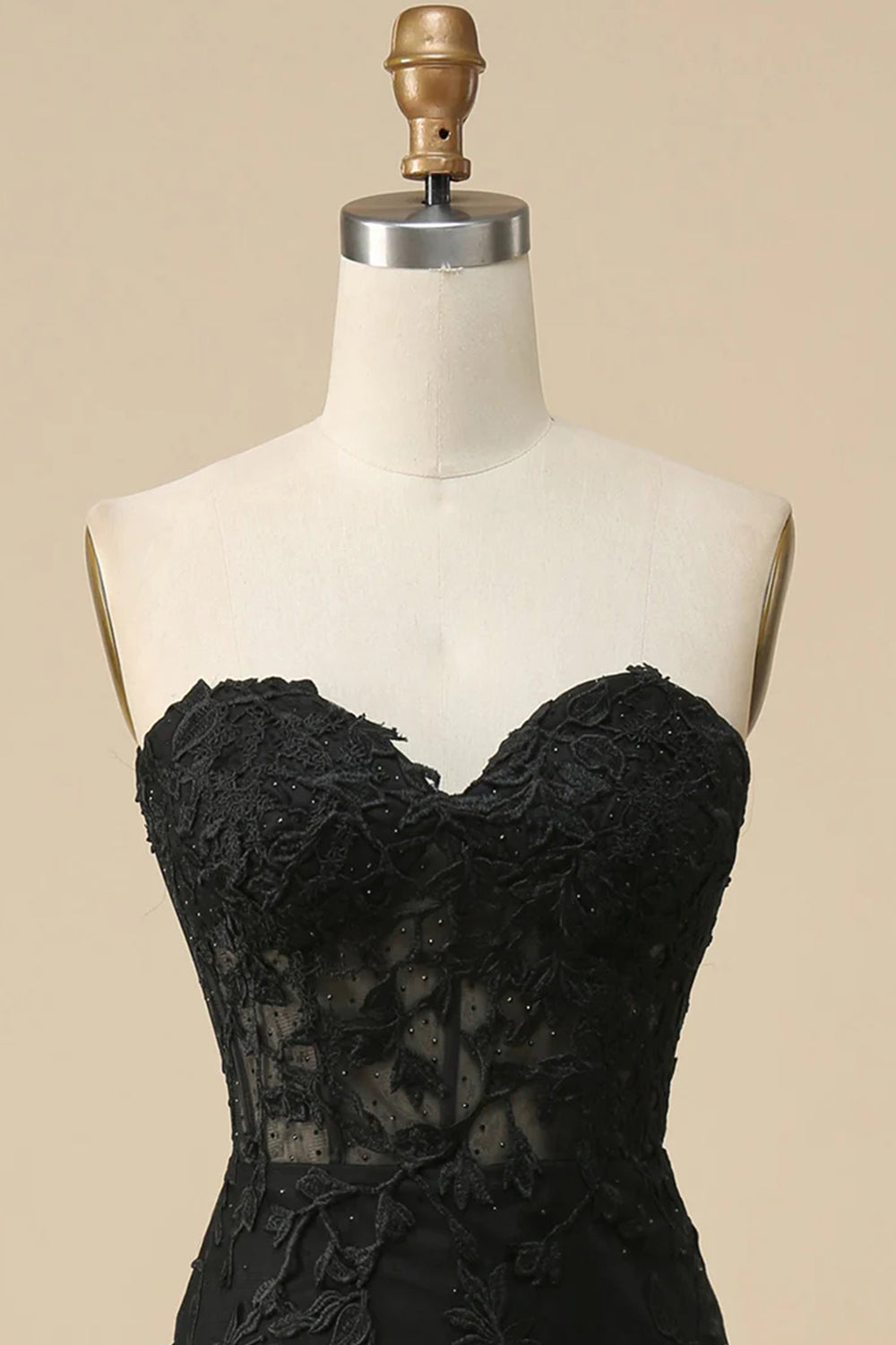 Light Purple Corset Sweetheart Long Lace Mermaid Prom Dress with Slit Light Purple Corset Sweetheart Long Lace Mermaid Prom Dress with Slit