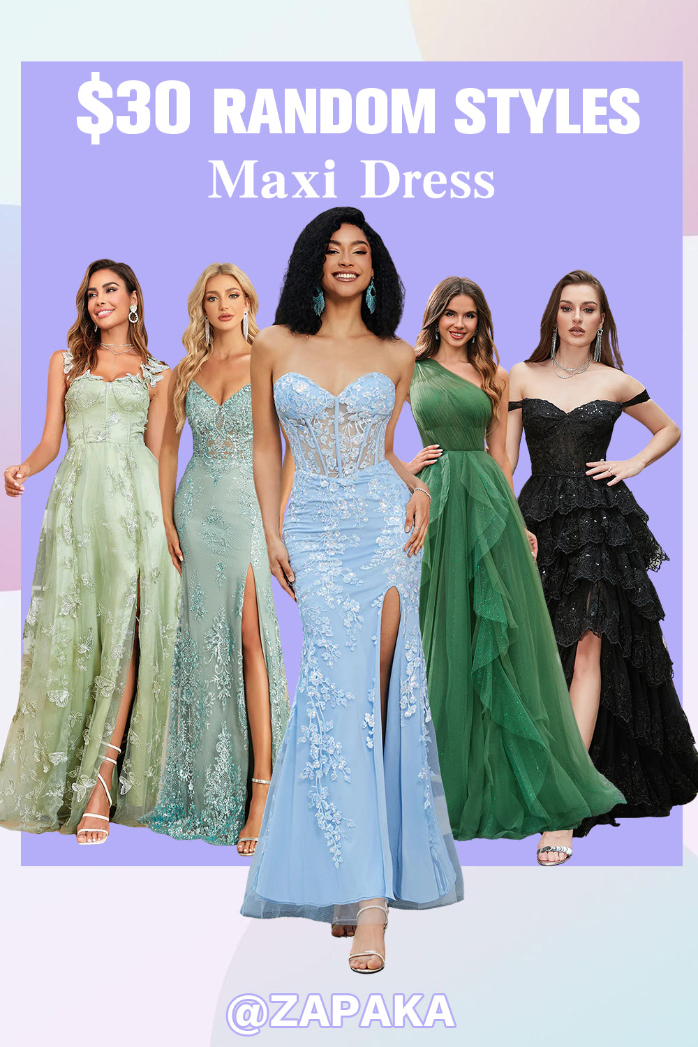 Zapakasa Women $29.9 Flash Sale-Random Prom Dress Zapakasa Women $29.9 Flash Sale-Random Prom Dress