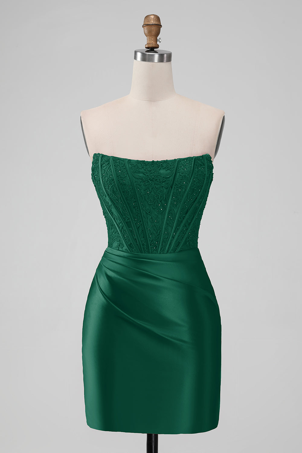 Sparky Red Strapless Bodycon Short Homecoing Dress with Lace Sparky Red Strapless Bodycon Short Homecoing Dress with Lace