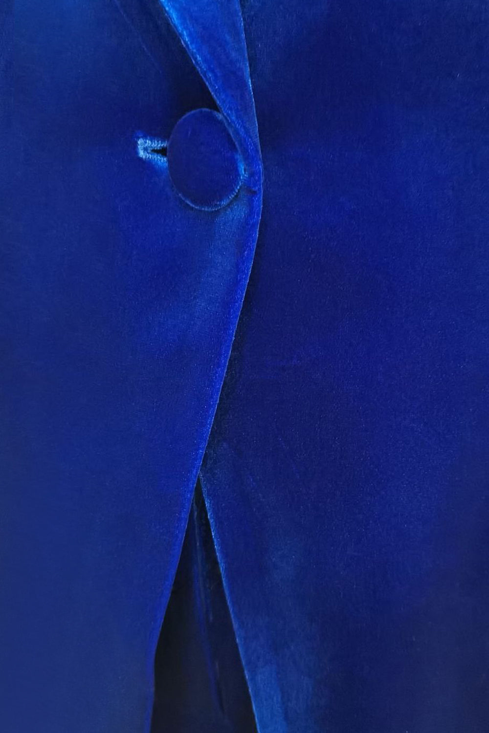 Royal Blue Velvet Single Button Women's Suits Royal Blue Velvet Single Button Women's Suits