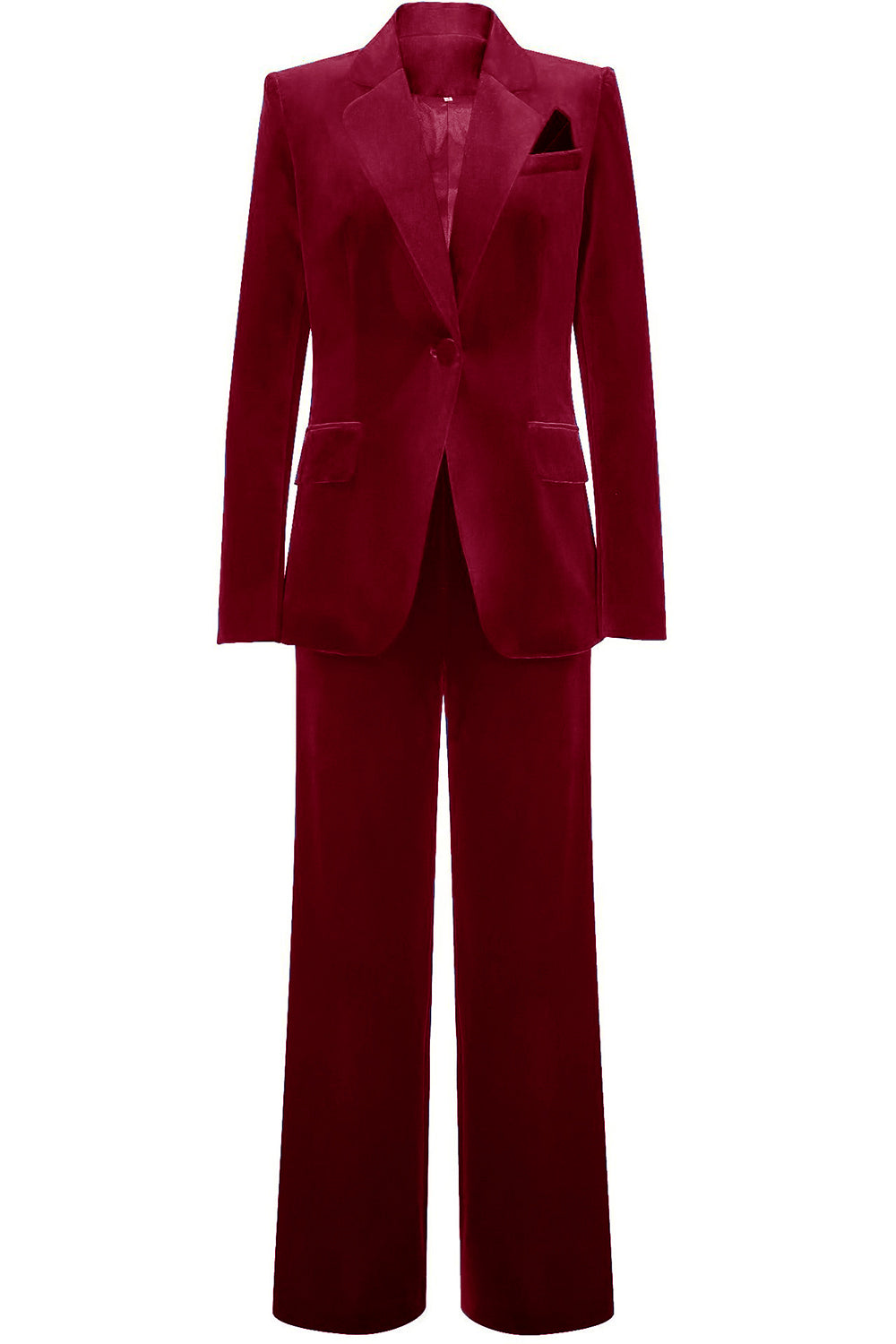 Royal Blue Velvet Single Button Women's Suits Royal Blue Velvet Single Button Women's Suits