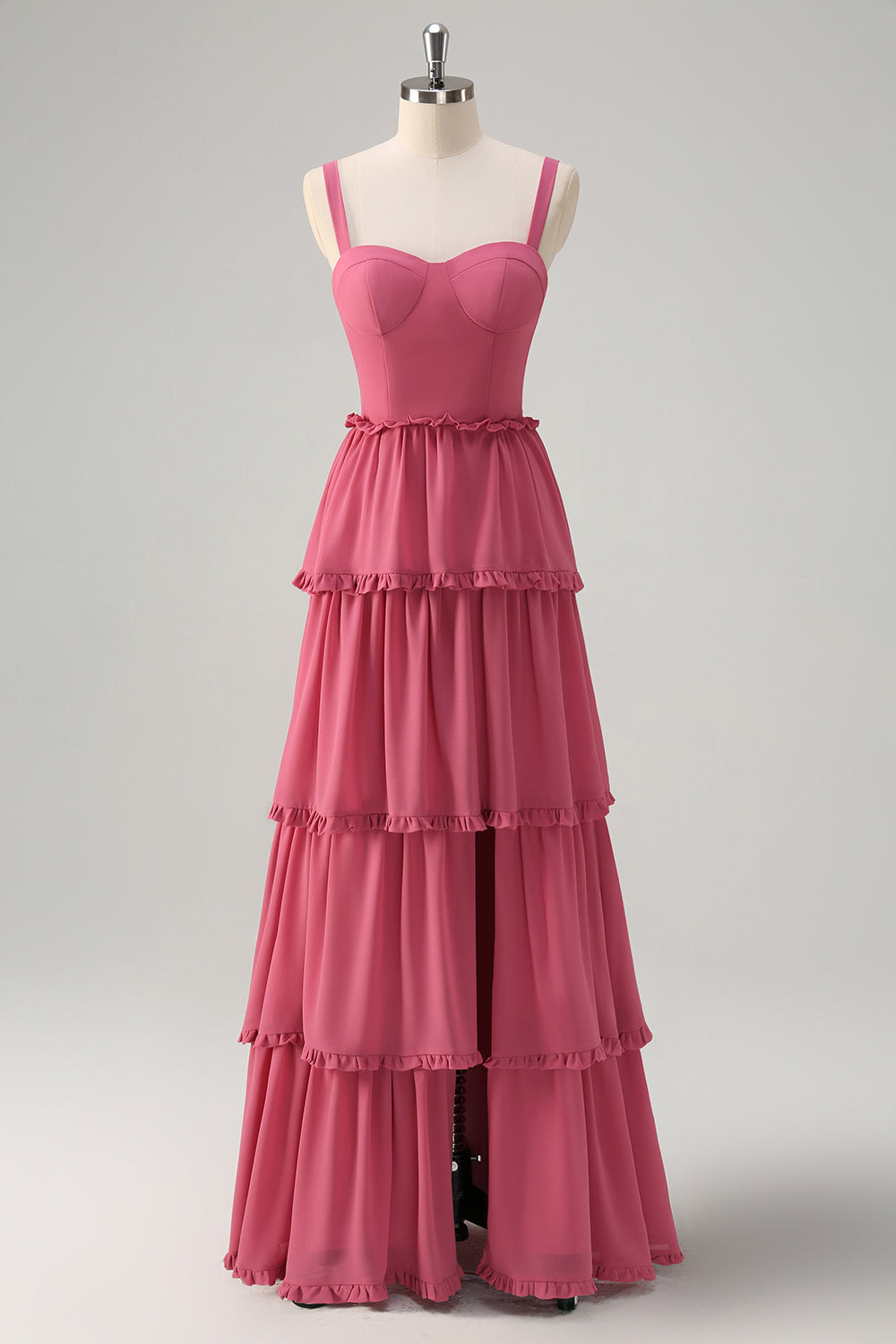 rusty rose bridesmaid dress Lovely Rusty Rose Dress - Maxi Dress - Gown - Bridesmaid Dress