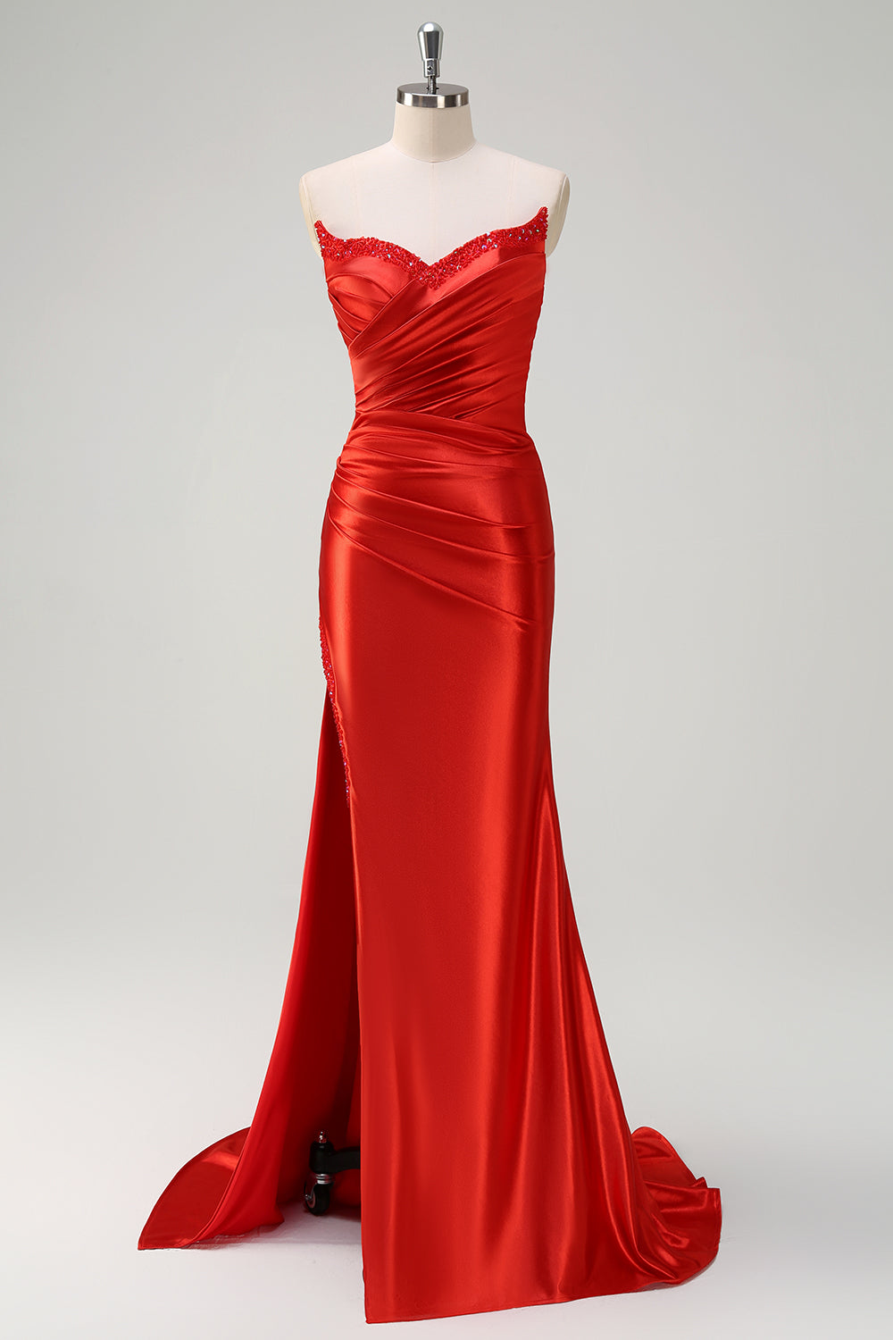fifty shades darker silk dress Dakota Johnson Silver Prom Evening Dress Masque Ball In Movie Fifty Shades Darker TCD7252