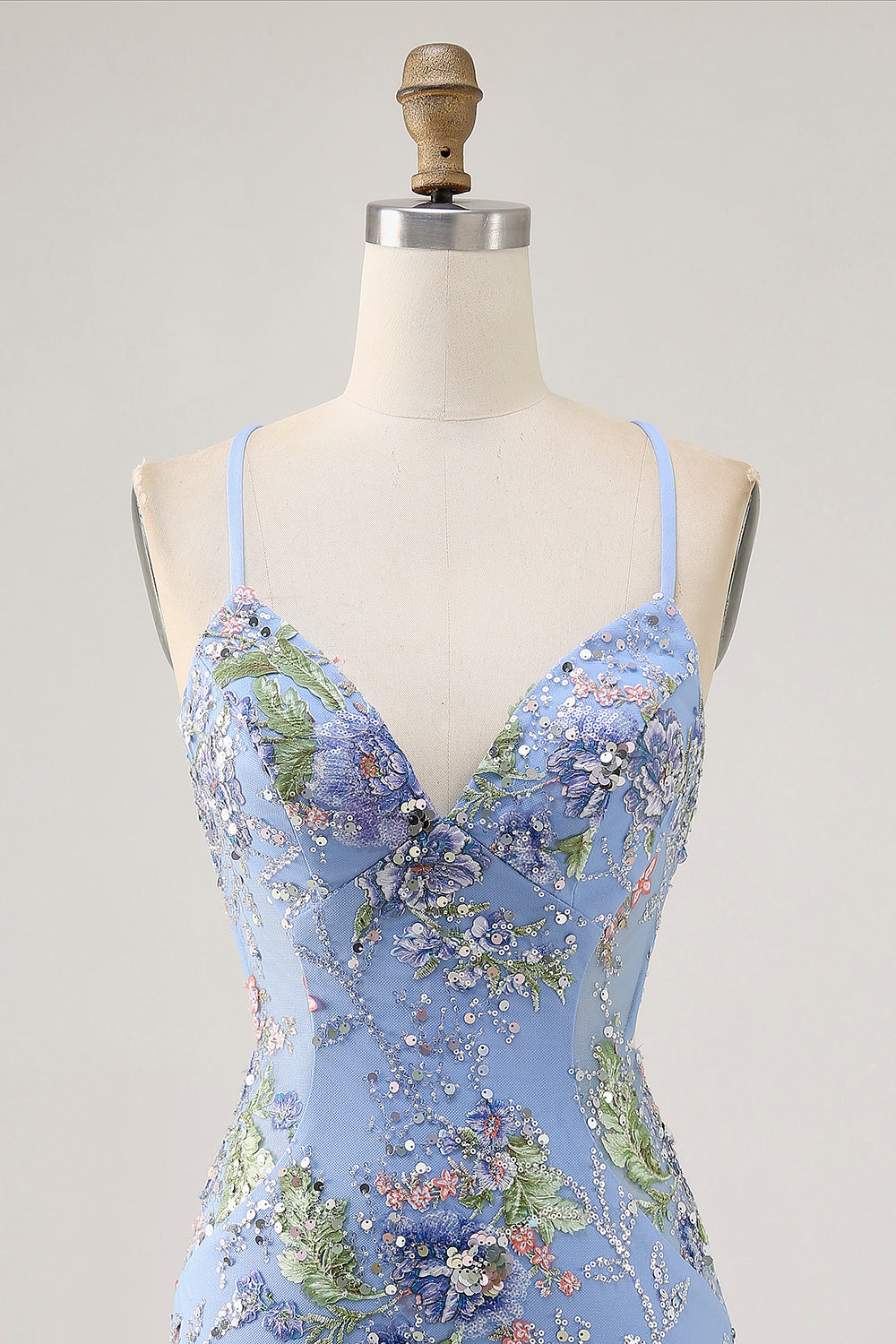 Sparkly Pink Floral Tight Short Homecoming Dress with Beading Sparkly Pink Floral Tight Short Homecoming Dress with Beading