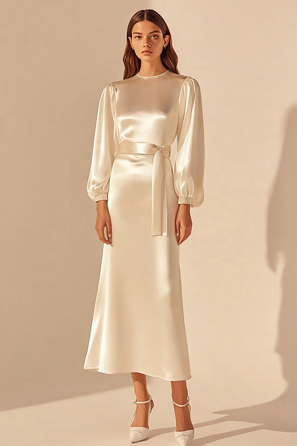 rehearsal dinner maxi dress Leely Women White A Line Maxi Rehearsal Dinner Dress with Lace Spaghetti Straps Backless Engagement Dress
