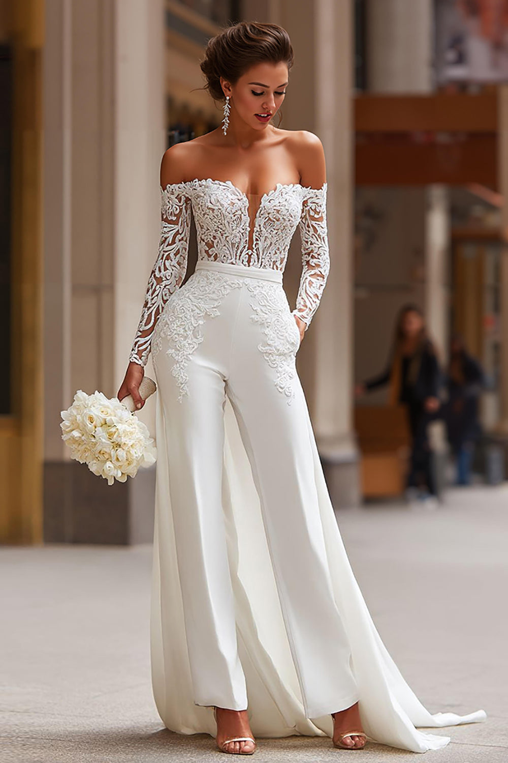 Lace Long Sleeve Dress Jumpsuit Lace Long Sleeve Modest Jumpsuits Jumpsuit Kabayare Black L Lace Long Sleeve Dress Jumpsuit Lace Long Sleeve Modest Jumpsuits Jumpsuit Kabayare Black L