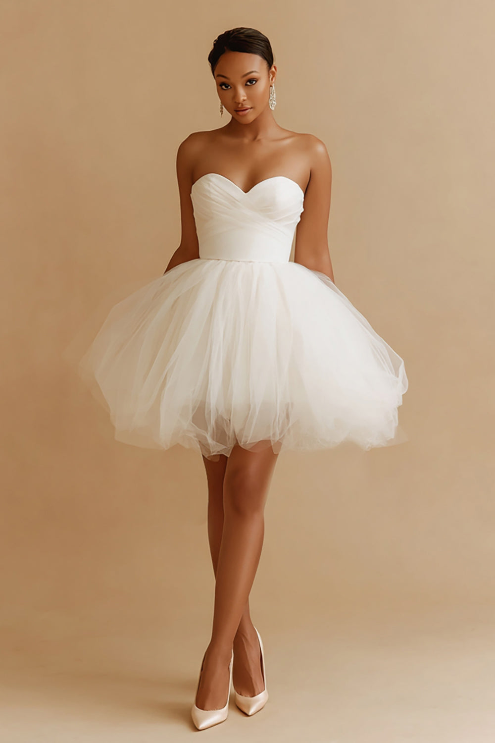Zapakasa Women Sweetheart Tulle Bachelorette Dress Ruched A Line Graduation Dress Zapakasa Women Sweetheart Tulle Bachelorette Dress Ruched A Line Graduation Dress