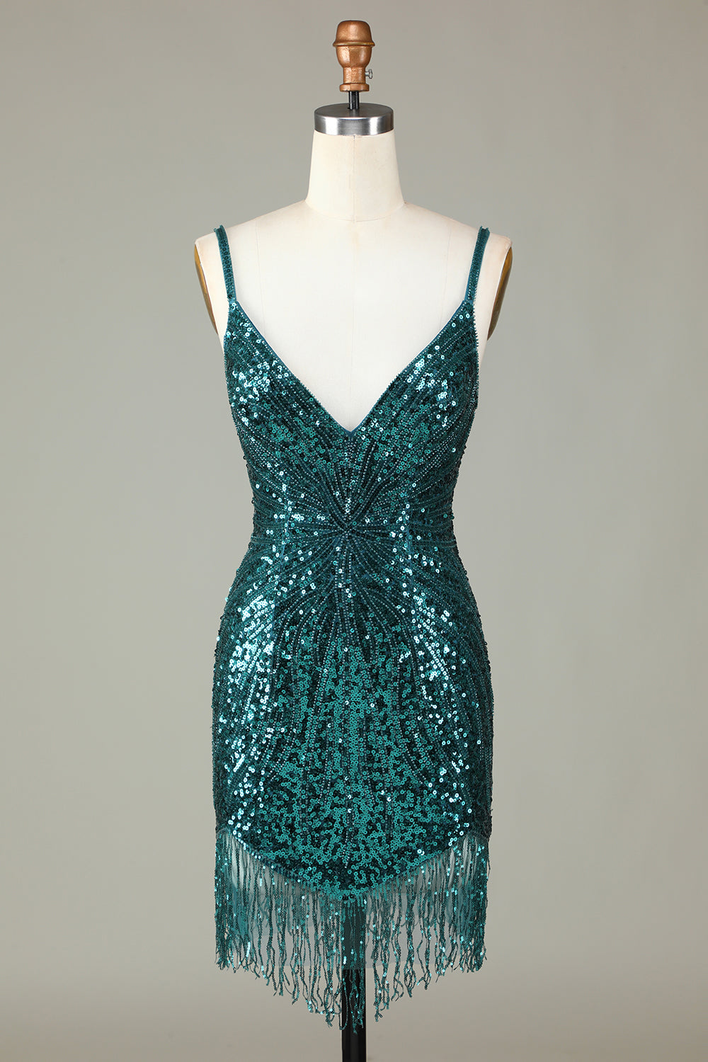 Zapakasa Women Peacock Blue Lace-Up Back Short Homecoming Dress Sparkly Bodycon Spaghetti Straps Cocktail Dress with Beading Zapakasa Women Peacock Blue Lace-Up Back Short Homecoming Dress Sparkly Bodycon Spaghetti Straps Cocktail Dress with Beading