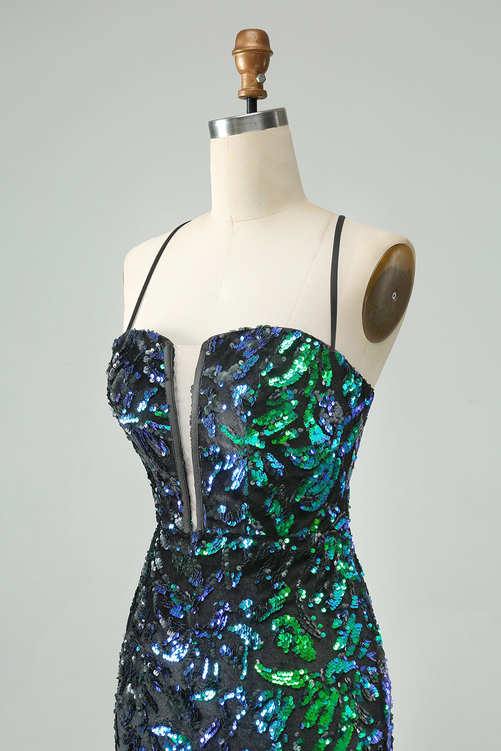Sparkly Fuchsia Bodycon Spaghetti Straps Sequins Short Homecoming Dress Sparkly Fuchsia Bodycon Spaghetti Straps Sequins Short Homecoming Dress