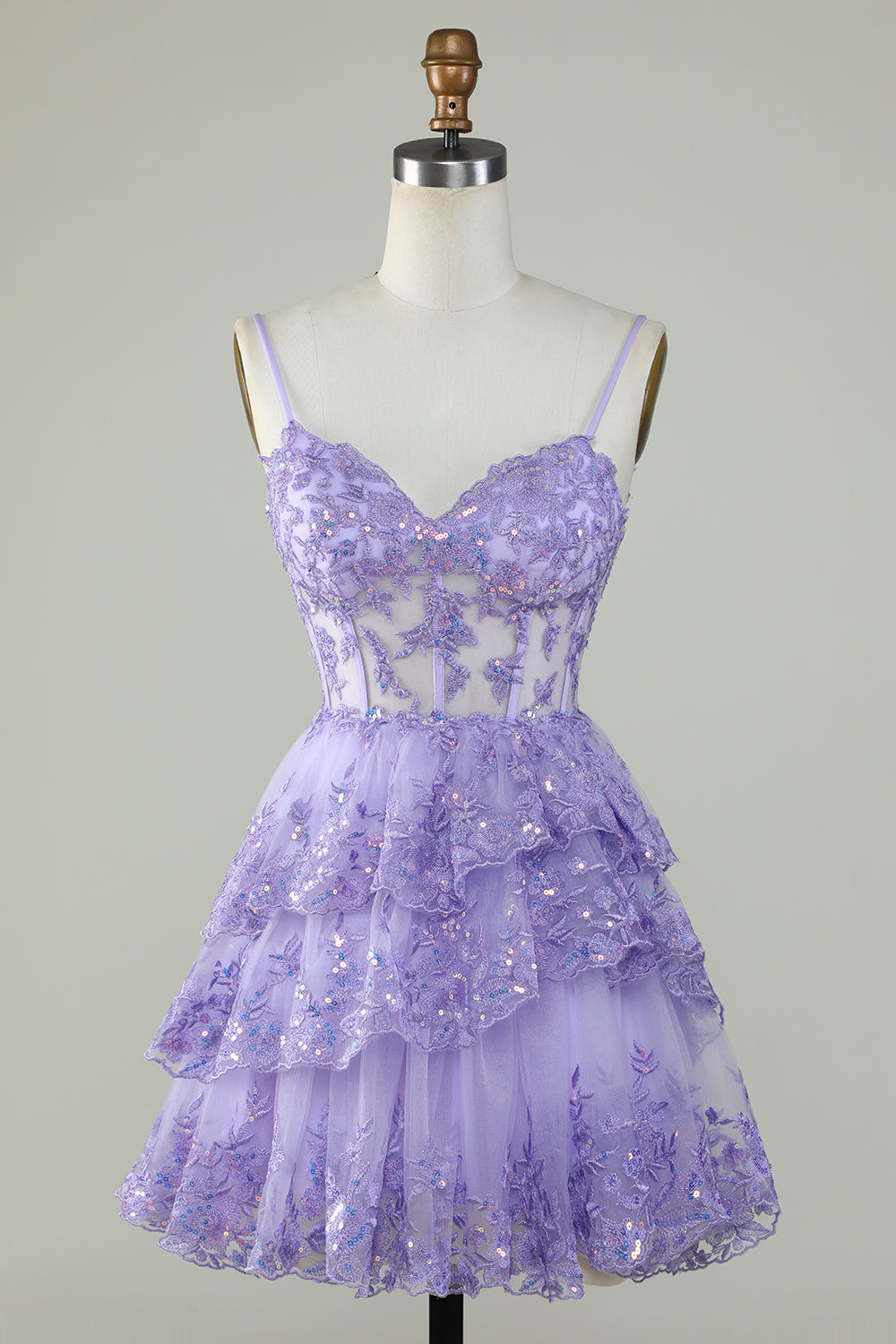 Zapakasa Women Sequins Purple Short Homecoming Dress A-Line Sparkly Spaghetti Straps Cocktail Dress Zapakasa Women Sequins Purple Short Homecoming Dress A-Line Sparkly Spaghetti Straps Cocktail Dress