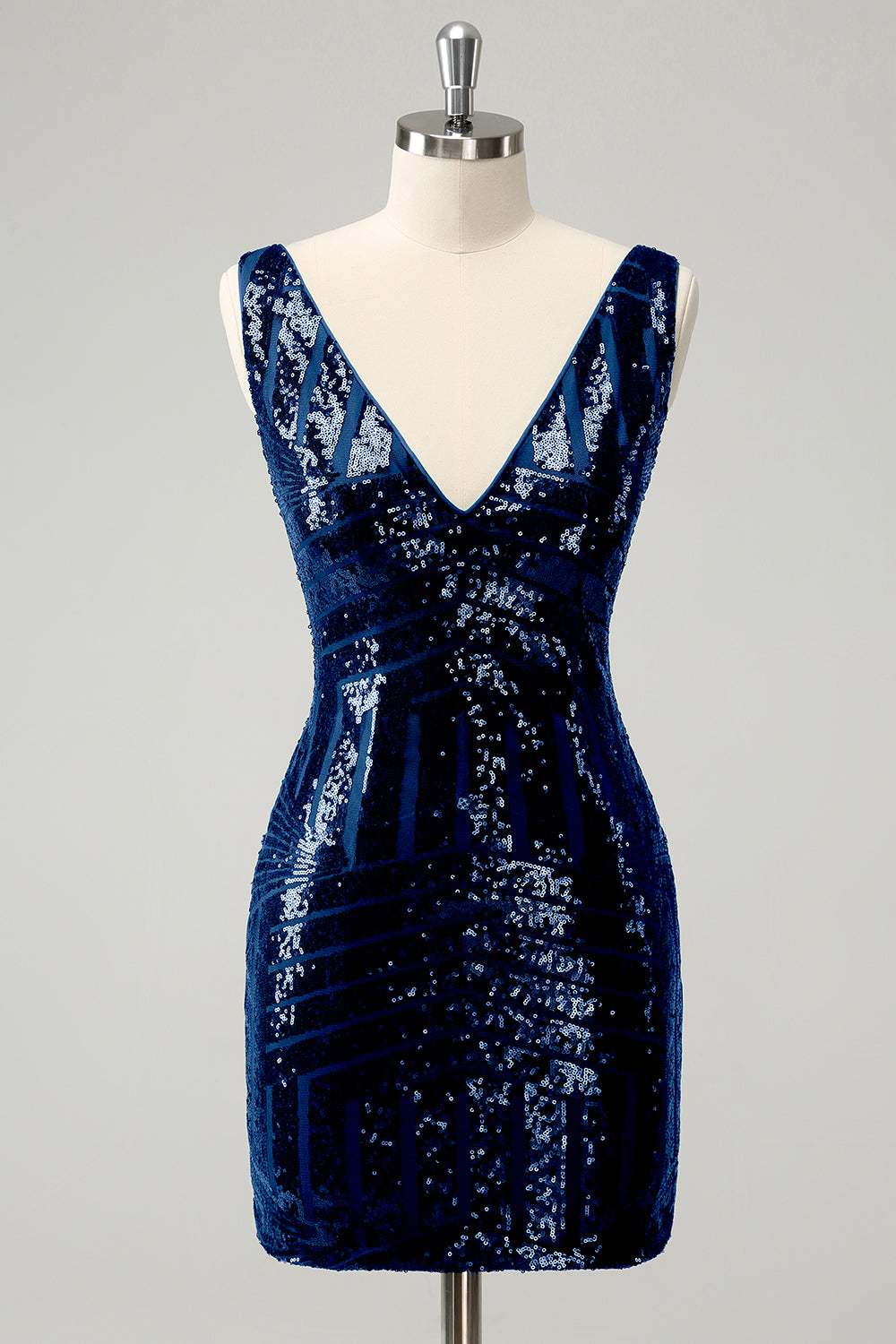 Glitter Dark Green Tight Sequins Homecoming Dress with Detachable Ruffles