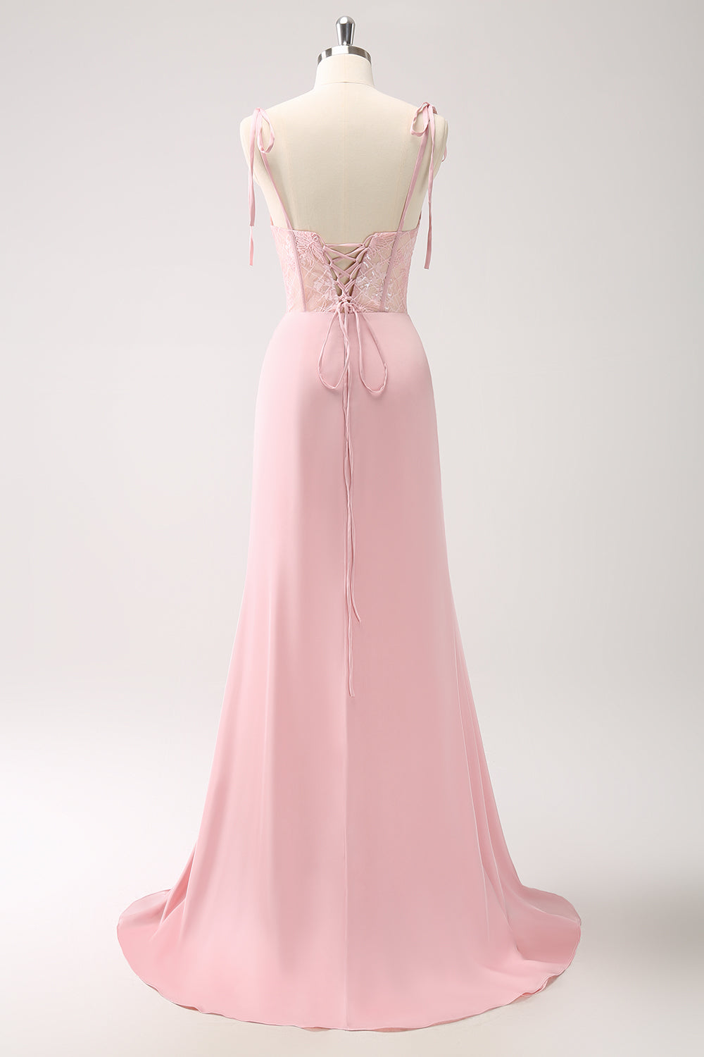 ZAPAKA Women Green Sheath Corset Lace Long Bridesmaid Dress with Slit Spaghetti Straps Wedding Guest Dress ZAPAKA Women Green Sheath Corset Lace Long Bridesmaid Dress with Slit Spaghetti Straps Wedding Guest Dress