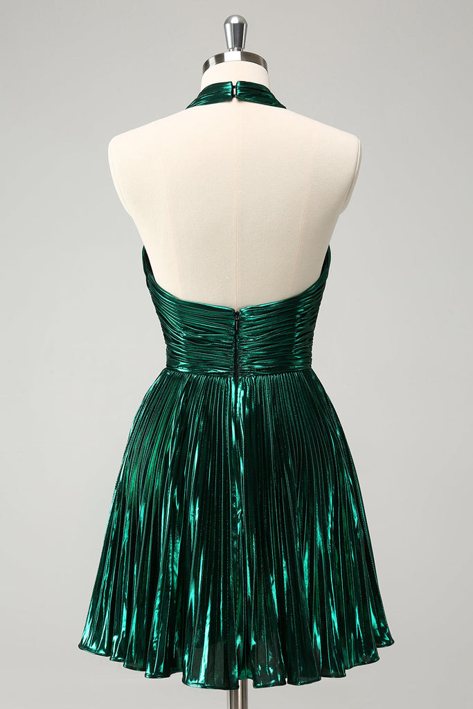 Green Irregular Neckline Homecoming Dress,Sexy Party Dress Y2334 main image 0