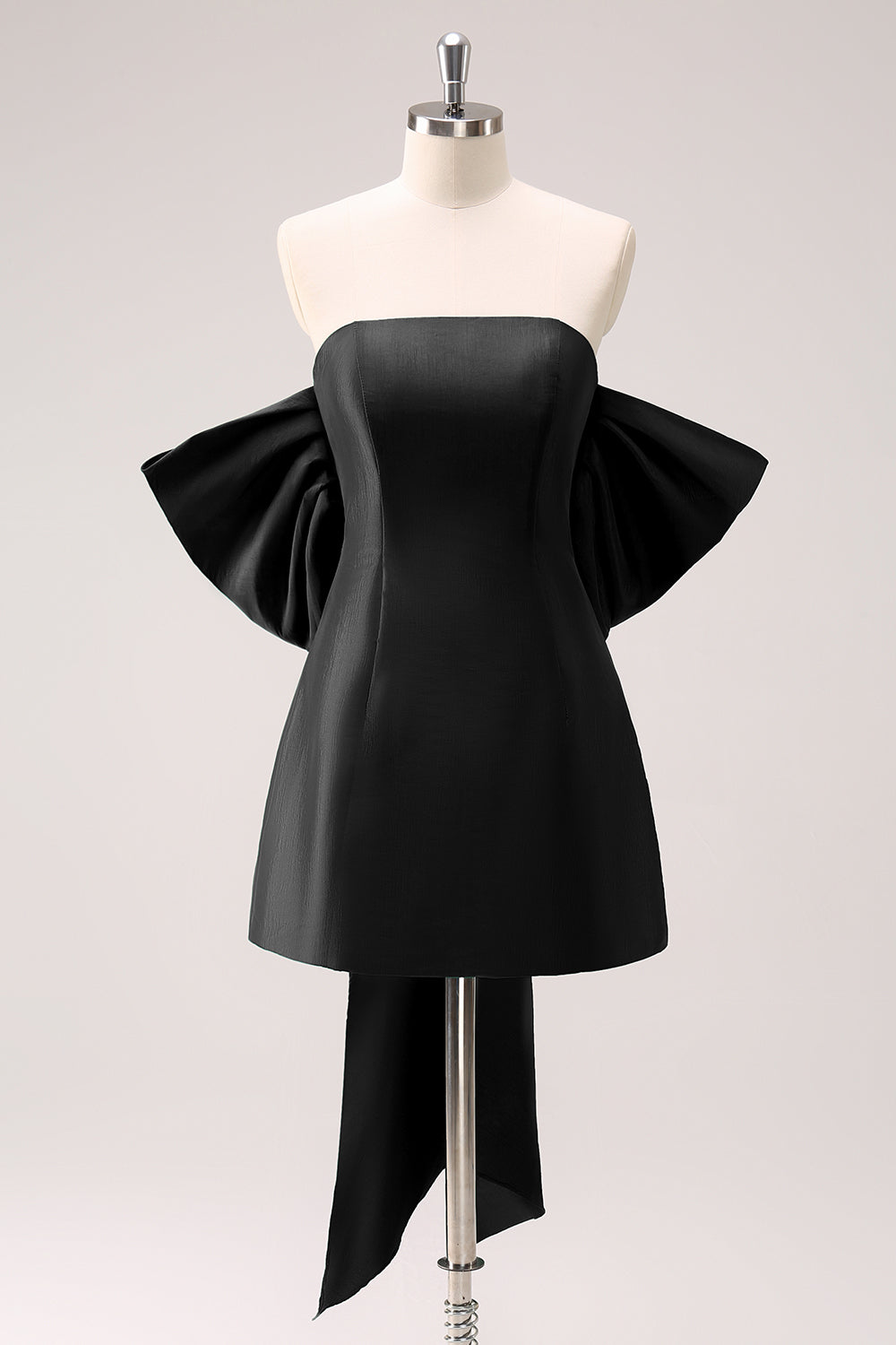 Zapakasa Women Dark Green Strapless Homecoming Dress with Bow A Line Satin Short Cocktail Dress Zapakasa Women Dark Green Strapless Homecoming Dress with Bow A Line Satin Short Cocktail Dress