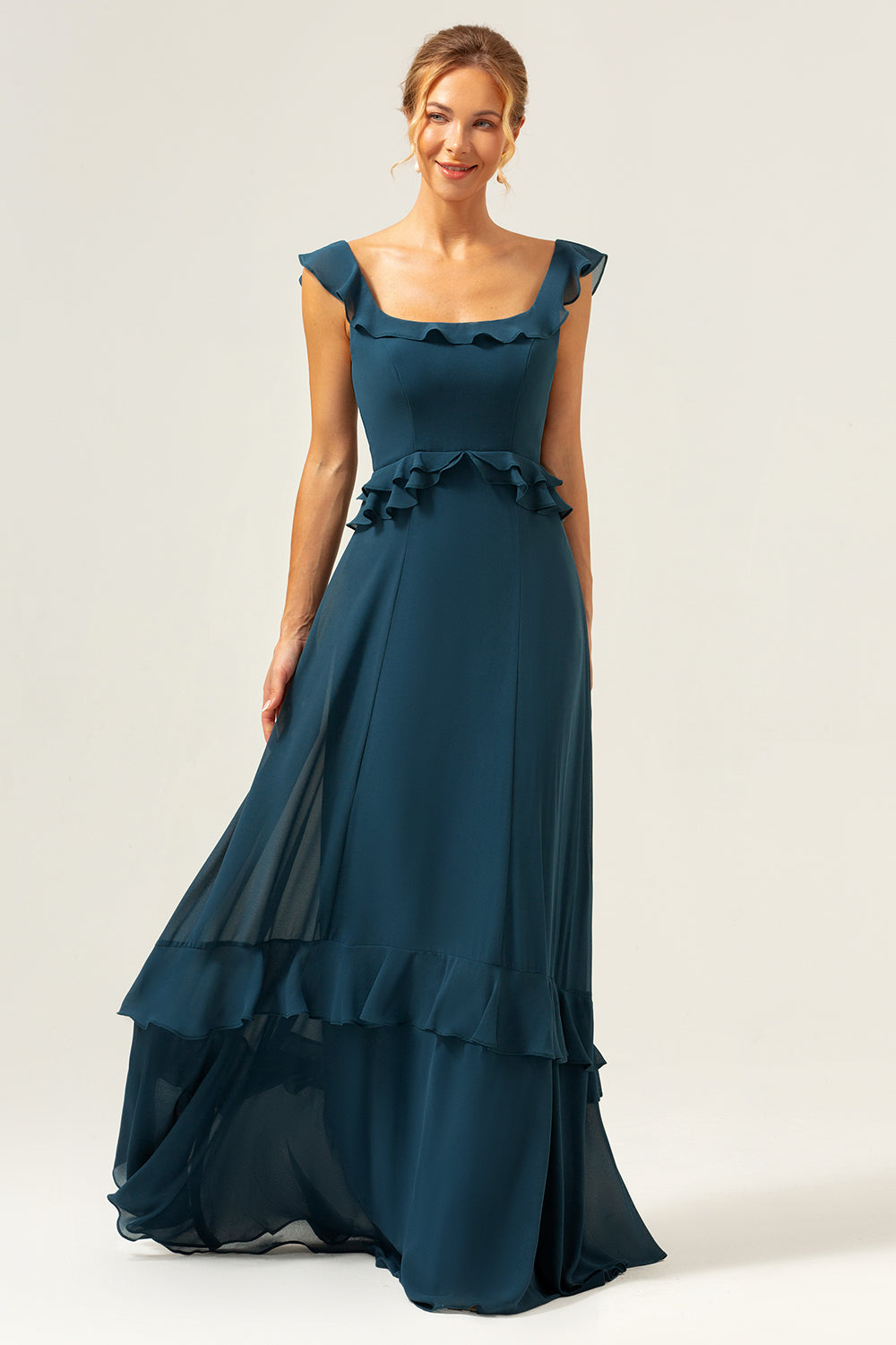 peacock green bridesmaid dresses Azazie Zeya