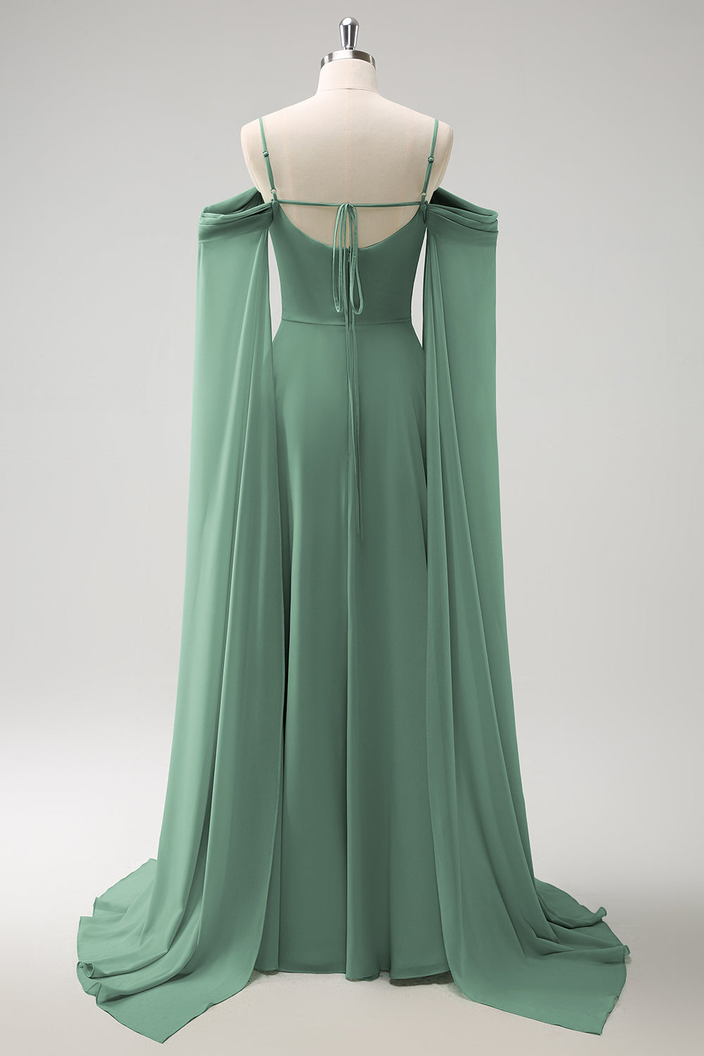 bridesmaid dresses with cape sleeves Coast Women's Satin Cape Sleeve Maxi Wedding Dress in Ivory