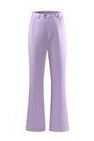 Peak Lapel Purple 2 Pieces Women's Suits