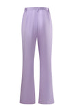 Peak Lapel Purple 2 Pieces Women's Suits