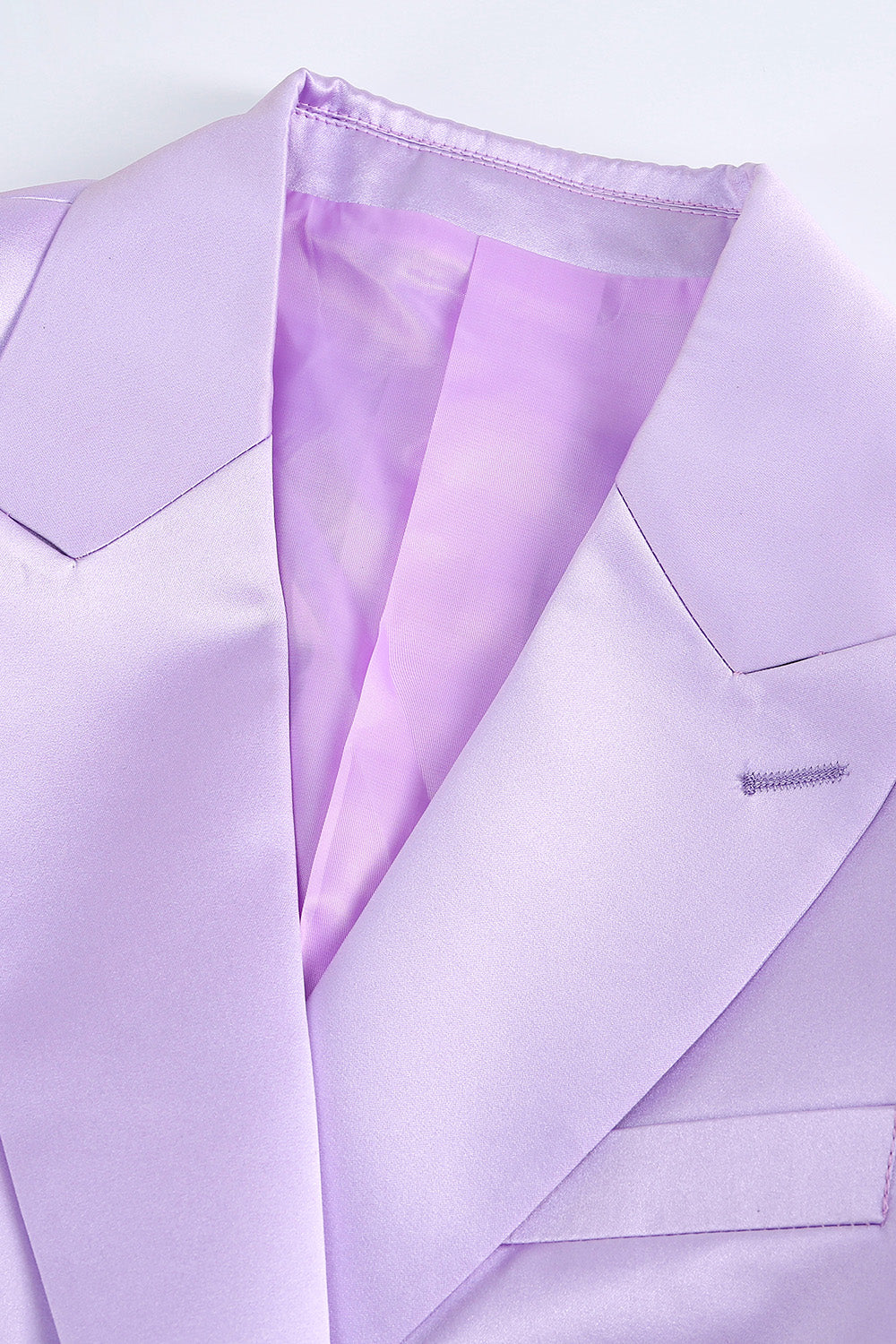 Peak Lapel Purple 2 Pieces Women's Suits