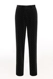 Black Bots Pockets 2 Pieces Women's Suits