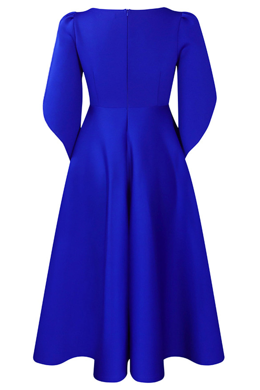 royal blue swing dress Eliza Merino Wool Swing Dress