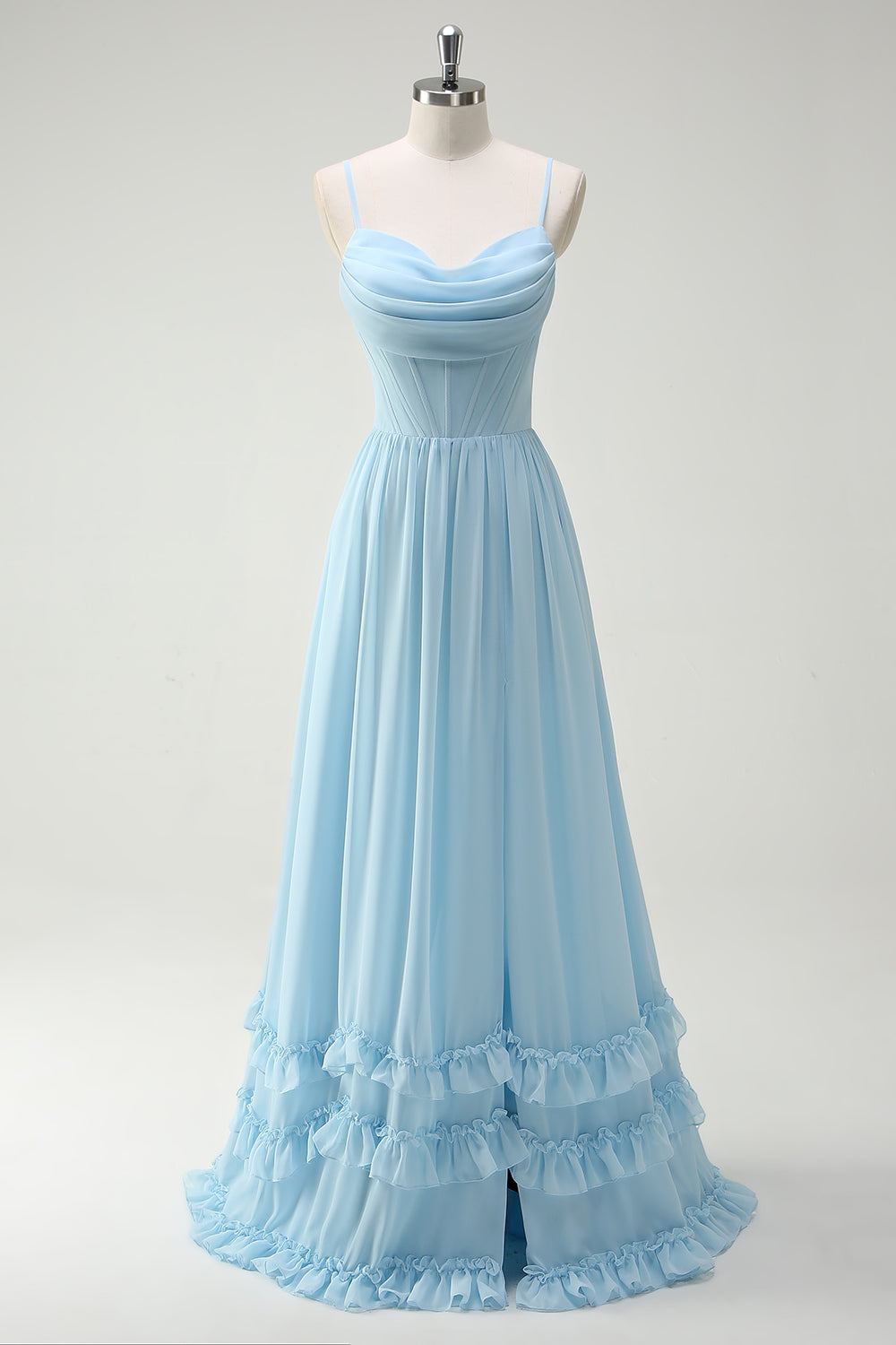 sage blue bridesmaid dresses Sage Juliet Halter Neck Bridesmaid Dress