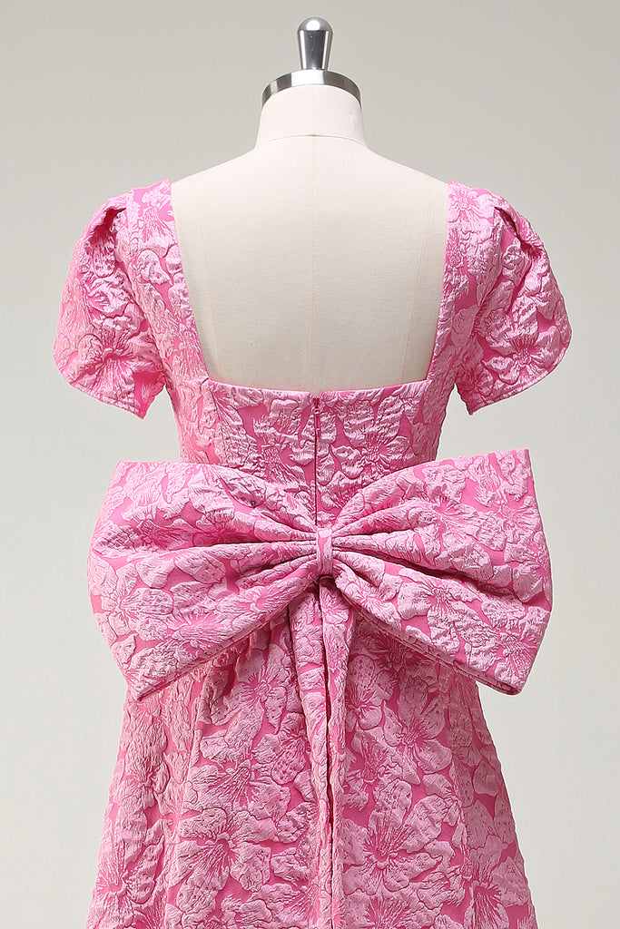 Fuchsia Bow Dress