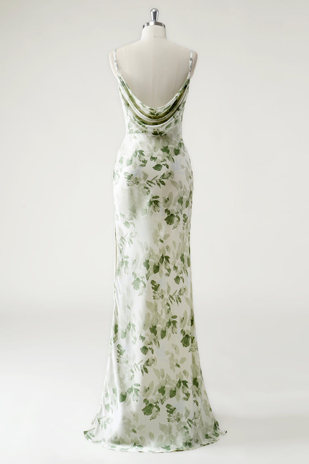 ZAPAKASA Women Floral Green Mermaid Spaghetti Straps Long Bridesmaid Dress Mermaid Wedding Guest Dress ZAPAKASA Women Floral Green Mermaid Spaghetti Straps Long Bridesmaid Dress Mermaid Wedding Guest Dress