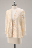A-Line Champagne 2-Piece Mother of the Bride Dress