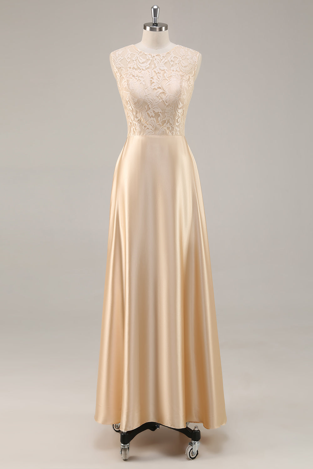 A-Line Champagne 2-Piece Mother of the Bride Dress