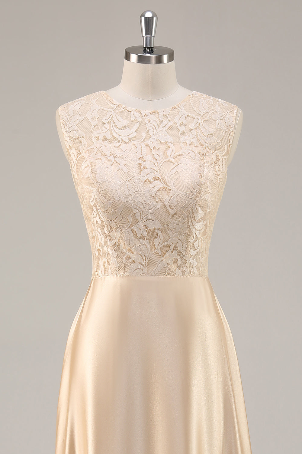 A-Line Champagne 2-Piece Mother of the Bride Dress