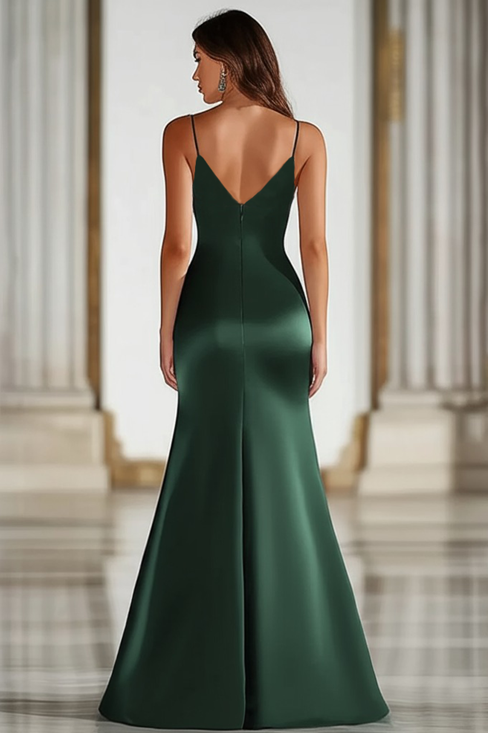 green military ball dresses Long Glitter A-Line Prom Dress with Embroidered Bodice Red / Large