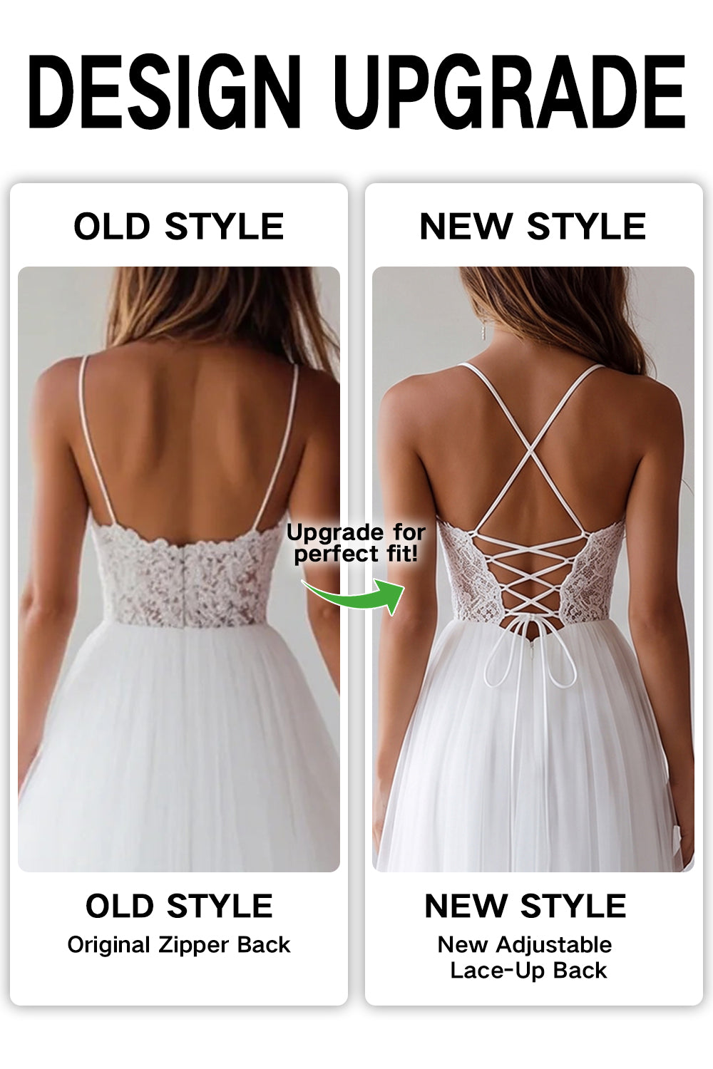 Plus Size Lace White A Line Tulle Tea Length Graduation Dress