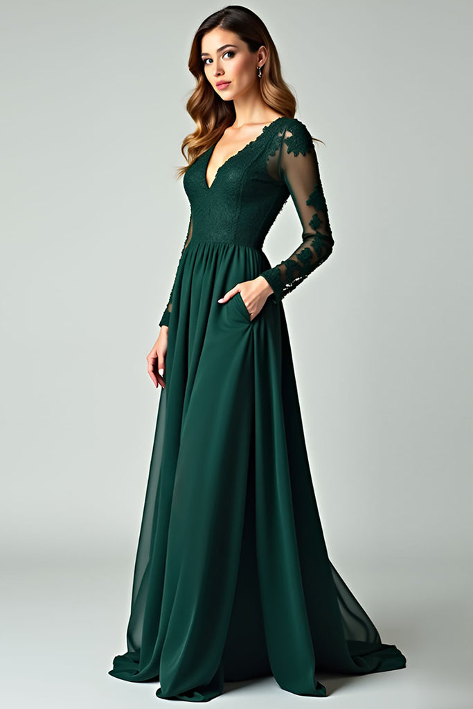 Pine Long Dress