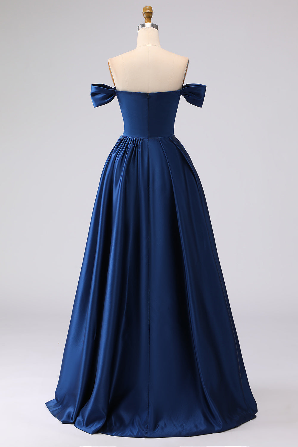 plus size formal navy blue dress party long dress with sleeves A-Line Plus Size Dresses Elegant Curve Dress Formal Wedding Floor Length Long Sleeve V Neck Chiffon with Sequin-parroquiadesanalbertomagno.com
