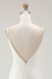 Sparkly White Sequins V-Neck Bodycon Short Homecoming Dress with Ruffles