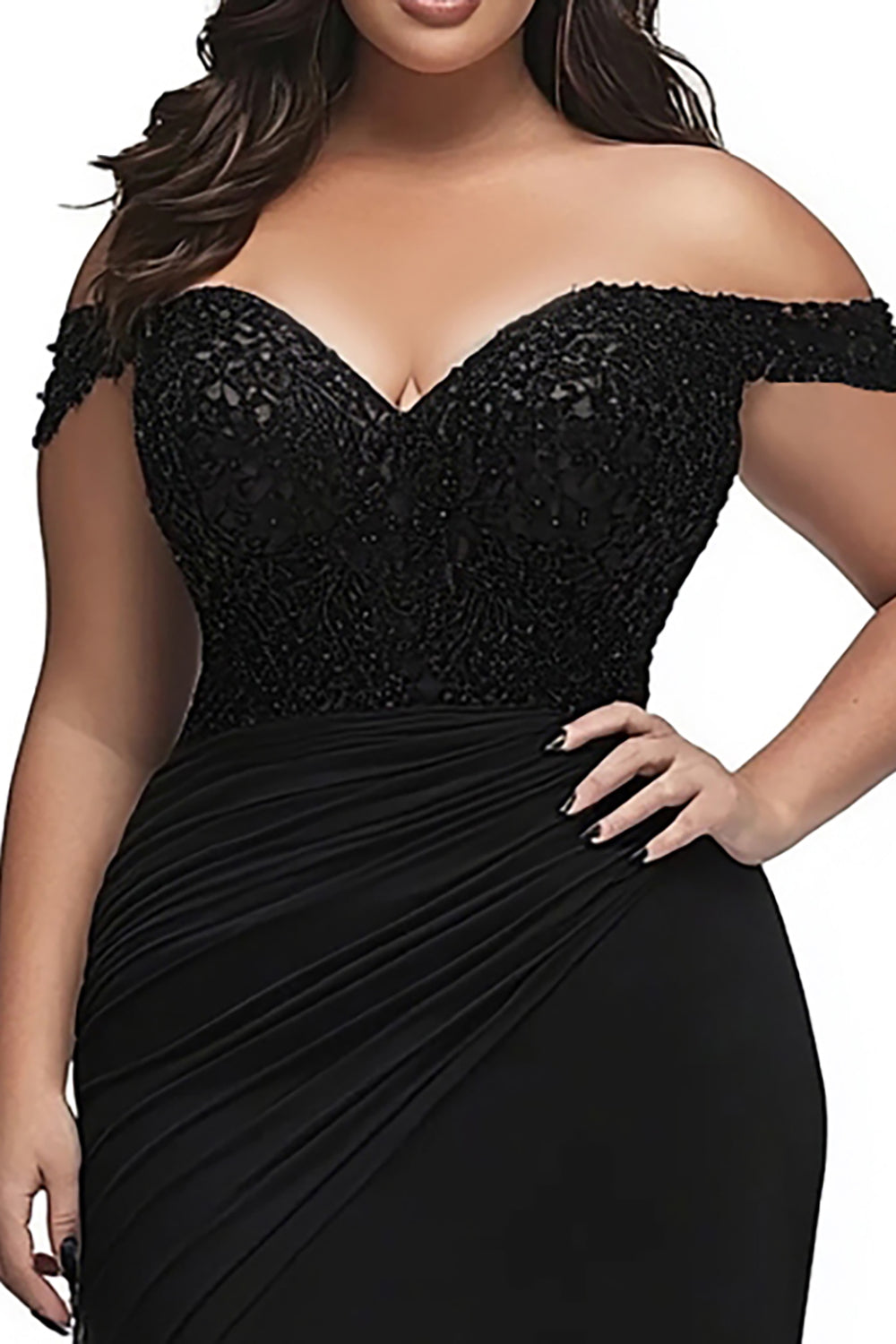 plus size black mermaid prom dresses Zapakasa Women Black Plus Size Mermaid Prom Dress Off the plus size black mermaid prom dresses Zapakasa Women Black Plus Size Mermaid Prom Dress Off the