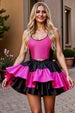 Black and Fuchsia