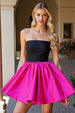 Black and Fuchsia