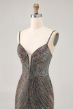 Sparkly Burgundy Tight Short Homecoming Dress with Beading
