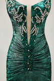 Sparkly Golden Strapless Short Tight Homecoming Dress with Beading