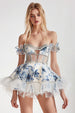 White and Blue