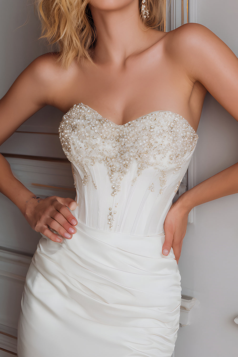 white sweetheart bodycon dress Women's Grace Over Grind Sweetheart Lace Bodycon Midi Dress in White