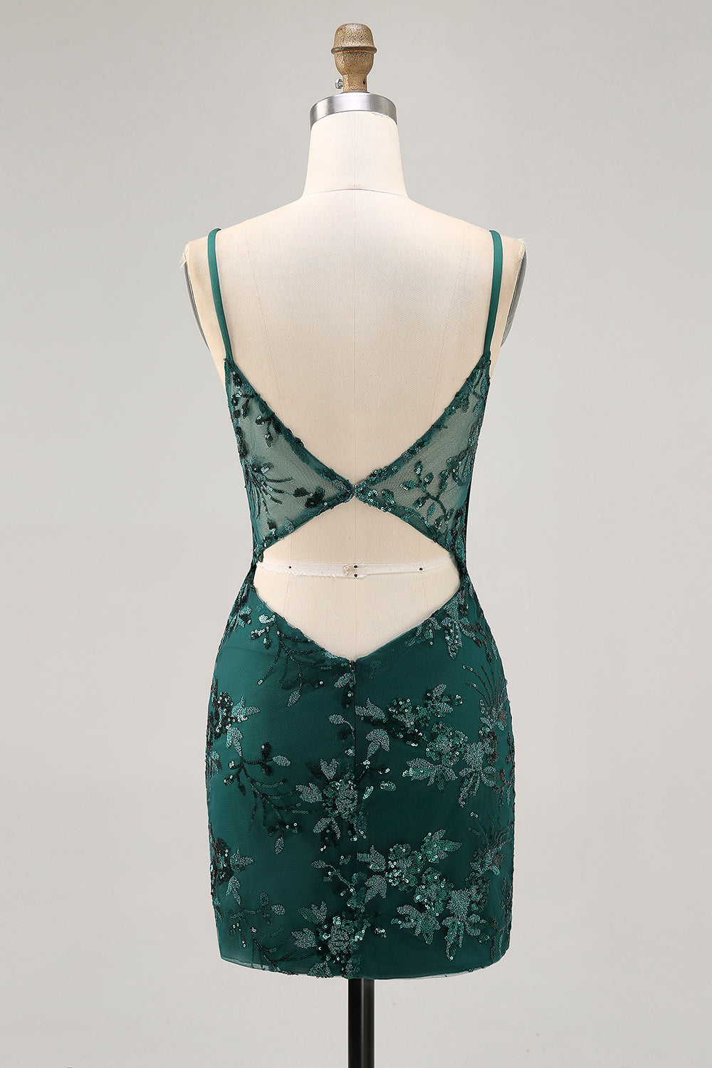 Zapaka Women Dark Green Homecoming Dress Sequins Bodycon Corset Spaghetti Straps Short Cocktail Dress, Dark Green / US16W Zapaka Women Dark Green Homecoming Dress Sequins Bodycon Corset Spaghetti Straps Short Cocktail Dress, Dark Green / US16W
