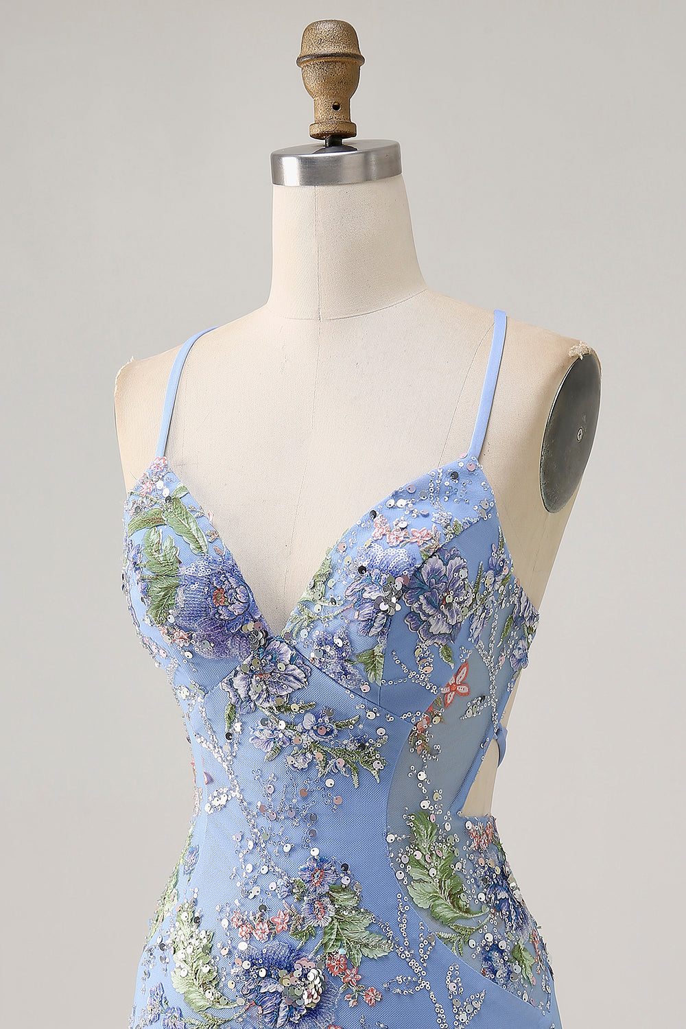 Sparkly Black Tight Floral Short Homecoming Dress with Seuqins
