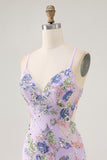 Sparkly Black Tight Floral Short Homecoming Dress with Seuqins