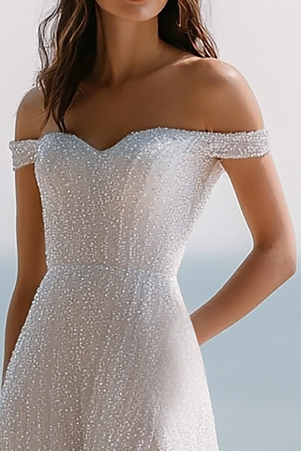 sequin reception dress 35 Wedding Reception Dresses For A Stunning Second Look