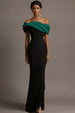 Black and Dark Green