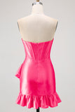 Sparkly Yellow Corset Sweetheart Short Homecoming Dress with Beading
