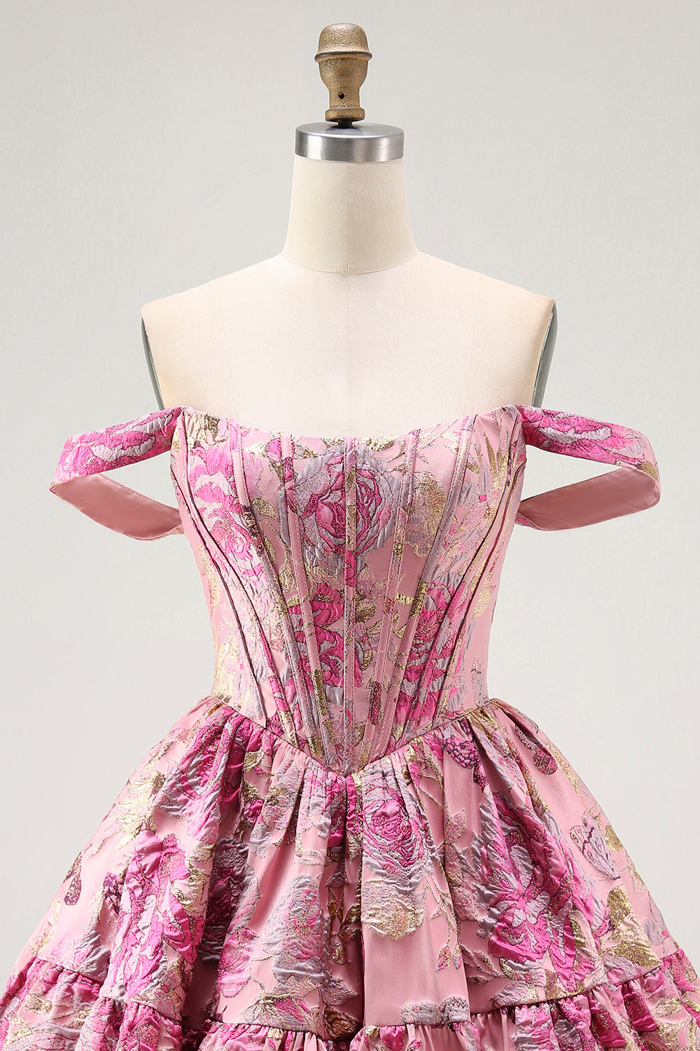 Blush Corset A Line Fluffy Short Homecoming Dress